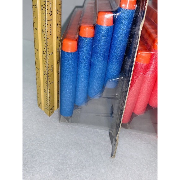 Lot /2 Play Tek Team Red & Blue Precision Darts 40 Packs (N5) Each Total of 80 - Picture 6 of 9